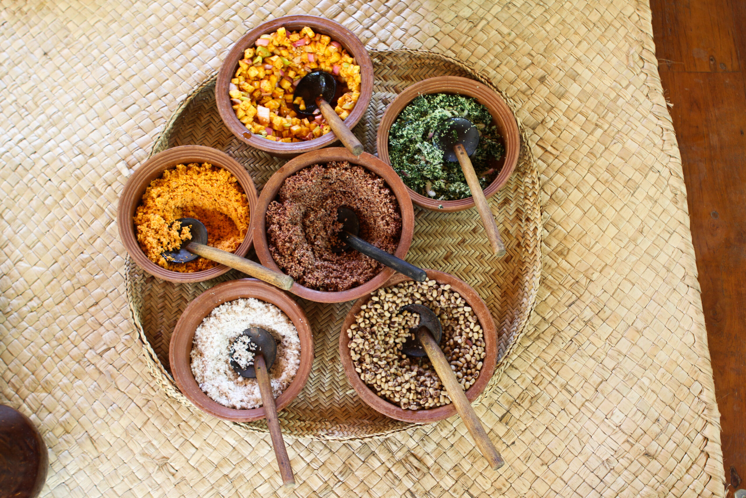 Home grown food at Ulpotha Yoga Retreat in Sri Lanka
