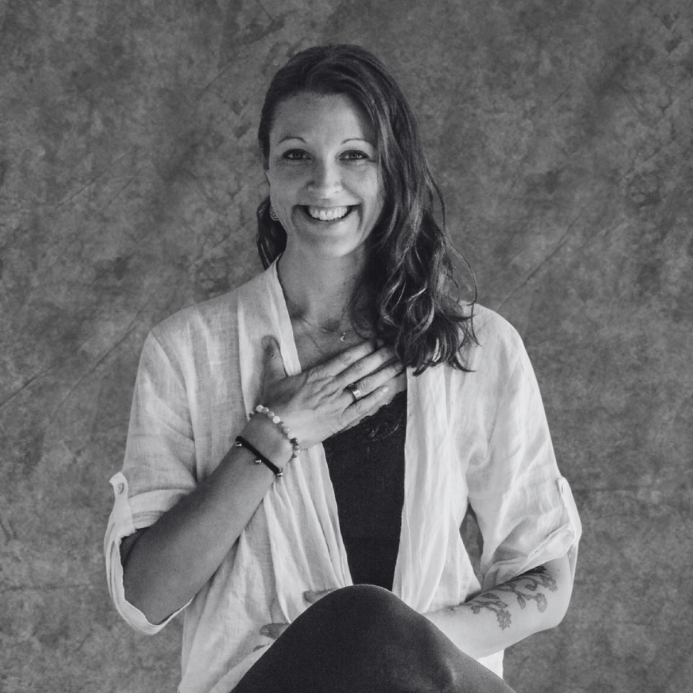 Portrait of Jennie Wadsten-Sharma, lead teacher trainer on 300-hour training