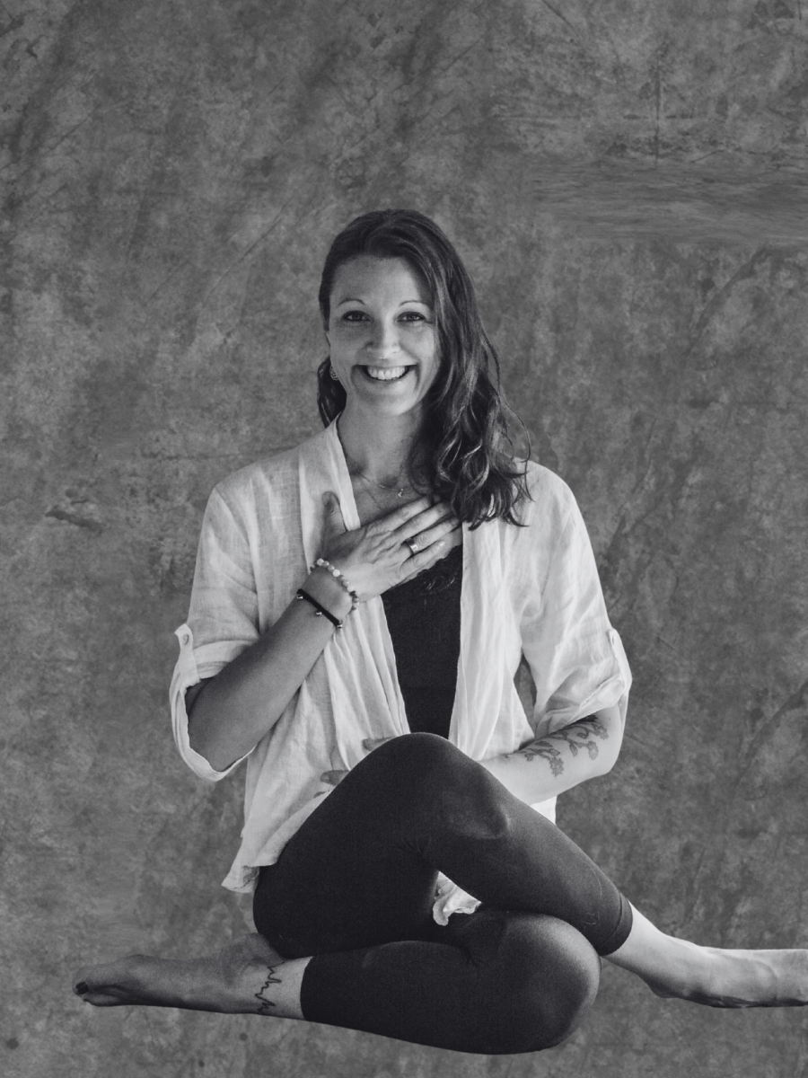 Portrait of Jennie Wadsten-Sharma, lead teacher trainer on the Shala's 300-hour training